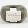 Angel Kid mohair Mørk støvet grøn