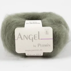 Angel Kid mohair Mørk støvet grøn