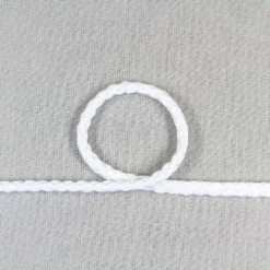 Anoraksnor 4 mm Hvid