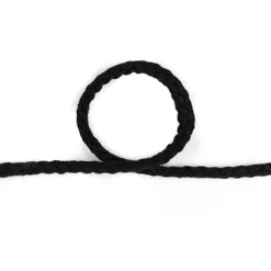 Anoraksnor 4 mm Sort