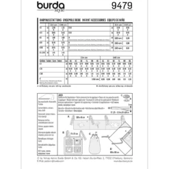 Baby tilbehør Burda Kids 9479