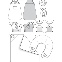 Baby tilbehør Burda Kids 9635