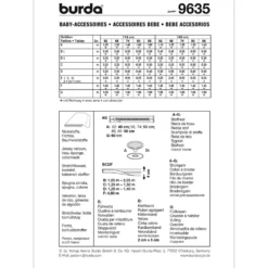 Baby tilbehør Burda Kids 9635