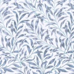 Badeforhæng m/ blade William Morris Hvid