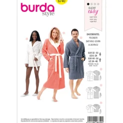 Badekåbe Burda 6740 str. 32-56