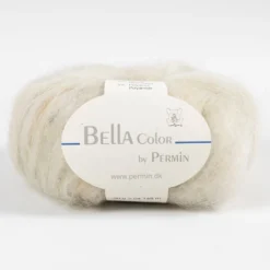 Bella Color Kid mohair Råhvid