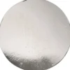 Blank knap, 15 mm Sølv