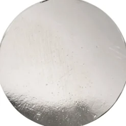 Blank knap, 15 mm Sølv