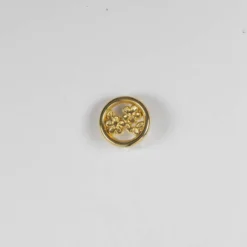 Blomsterknap 15mm Guld