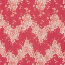 Blonde blomstret zigzag mønster Spice red