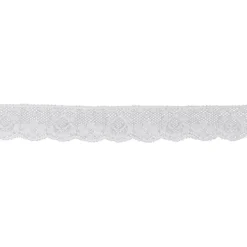 Blonde elastisk 25mm Hvid