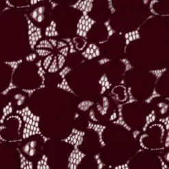 Blonde m/ hjerter Bordeaux