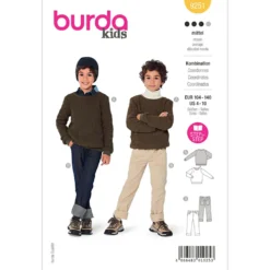 Bluse/bukser Burda kids 9251 str. 104-140