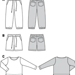 Bluse/bukser Burda Kids 9261 str. 98-128