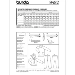 Bluse/Bukser Burda Kids 9482 str. 104-164