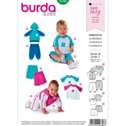 Bluse/Bukser Burda Kids 9748 str. 68-98