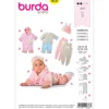 Bluse/Bukser/Dragt Burda Baby 9636 str- 56-80