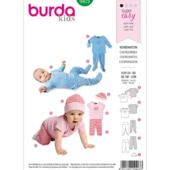 Bluse/Bukser/Hue Burda Baby 9423 str. 56-80