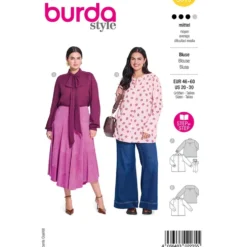 Bluse Burda Curvy str. 46-60