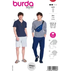 Bluse Burda Herre 5641 str. 46-56