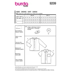 Bluse Burda Kids 9209 str. 104-146