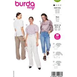 Bluse Burda 5687 str. 34-44
