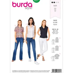 Bluse Burda 6527 str. 34-46