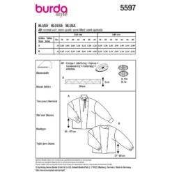 Bluse Burda str. 36-48