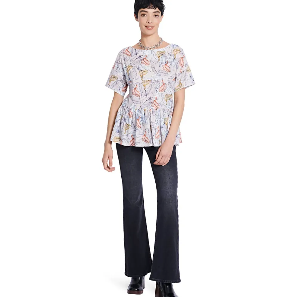 Bluse Burda 5856 str. 34-48