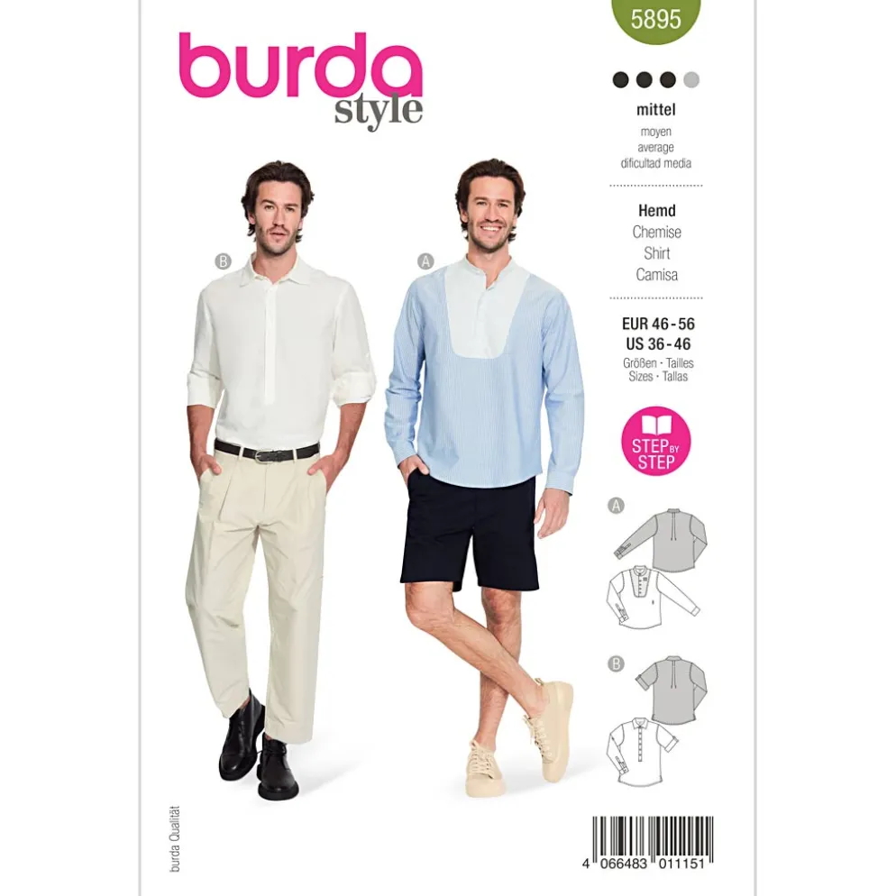 Bluse Burda 5895 str. 46-56