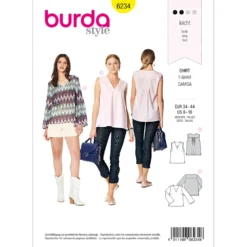 Bluse Burda 6234 str. 34-44