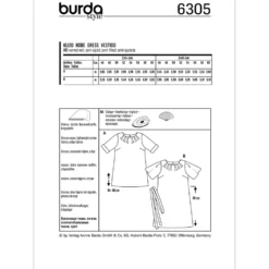 Bluse Burda 6305 str. 46-60