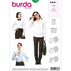 Bluse Burda 7136 str. 36-50