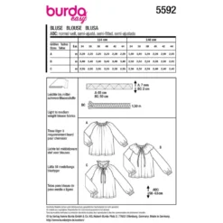 Bluse Burda str. 34-44