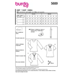Bluse Burda 5689 str. 34-44
