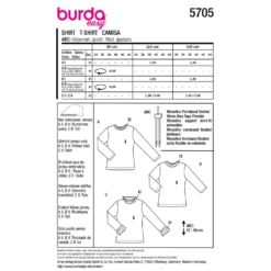 Bluse Burda 5705 str. 34-44