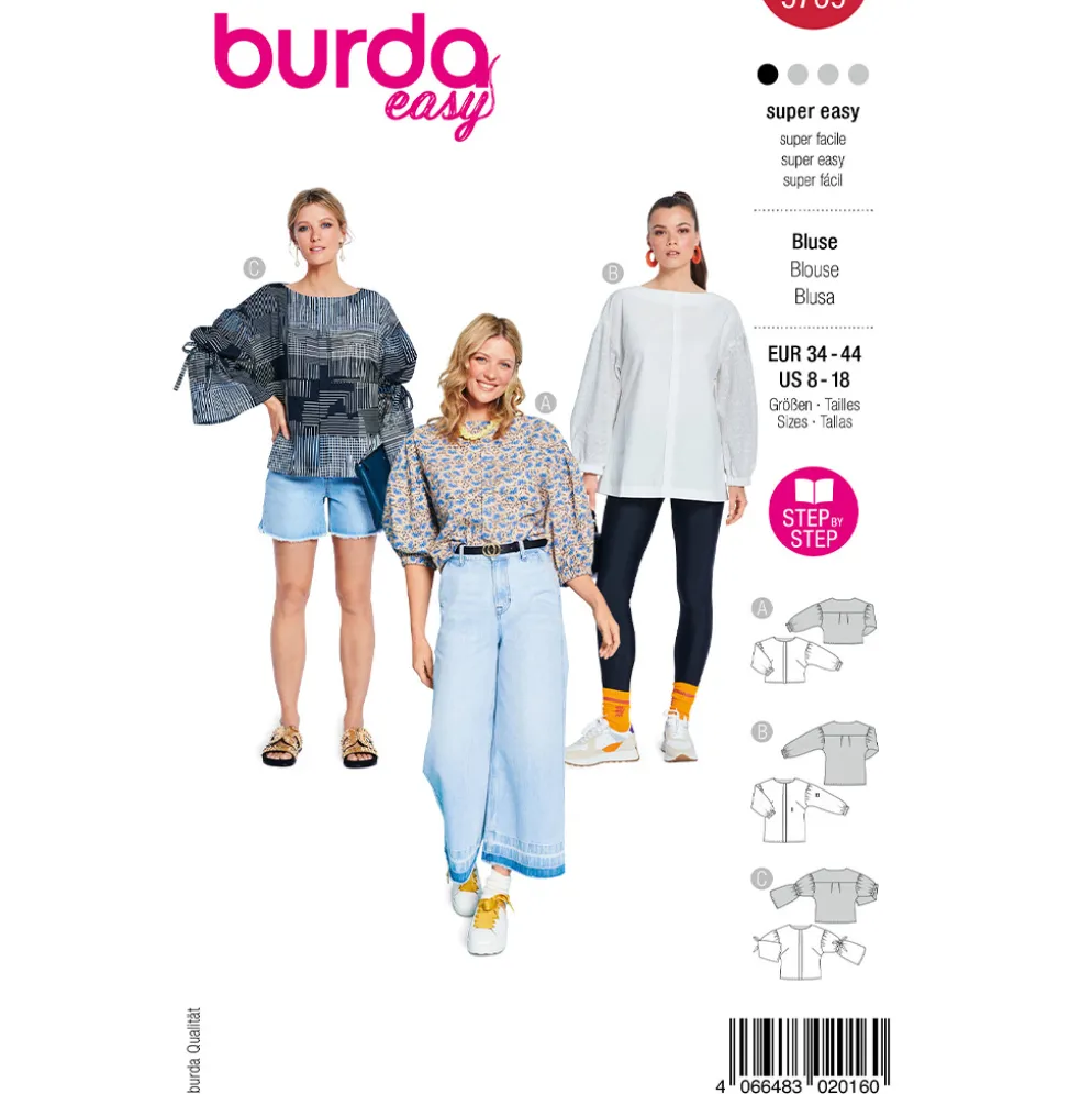 Bluse Burda 5709 str. 34-44