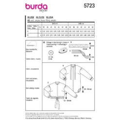 Bluse Burda 5723 str. 36-48