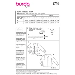 Bluse Burda 5746 str. 36-48