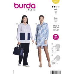 Bluse Burda 5800 str. 36-48