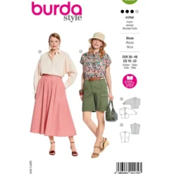 Bluse Burda 5636 str. 36-48