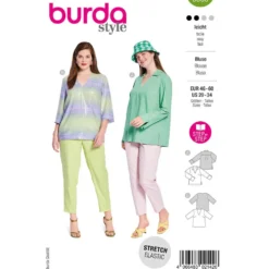 Bluse Burda 5665 str. 46-60