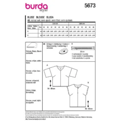 Bluse Burda 5673 str. 36-48
