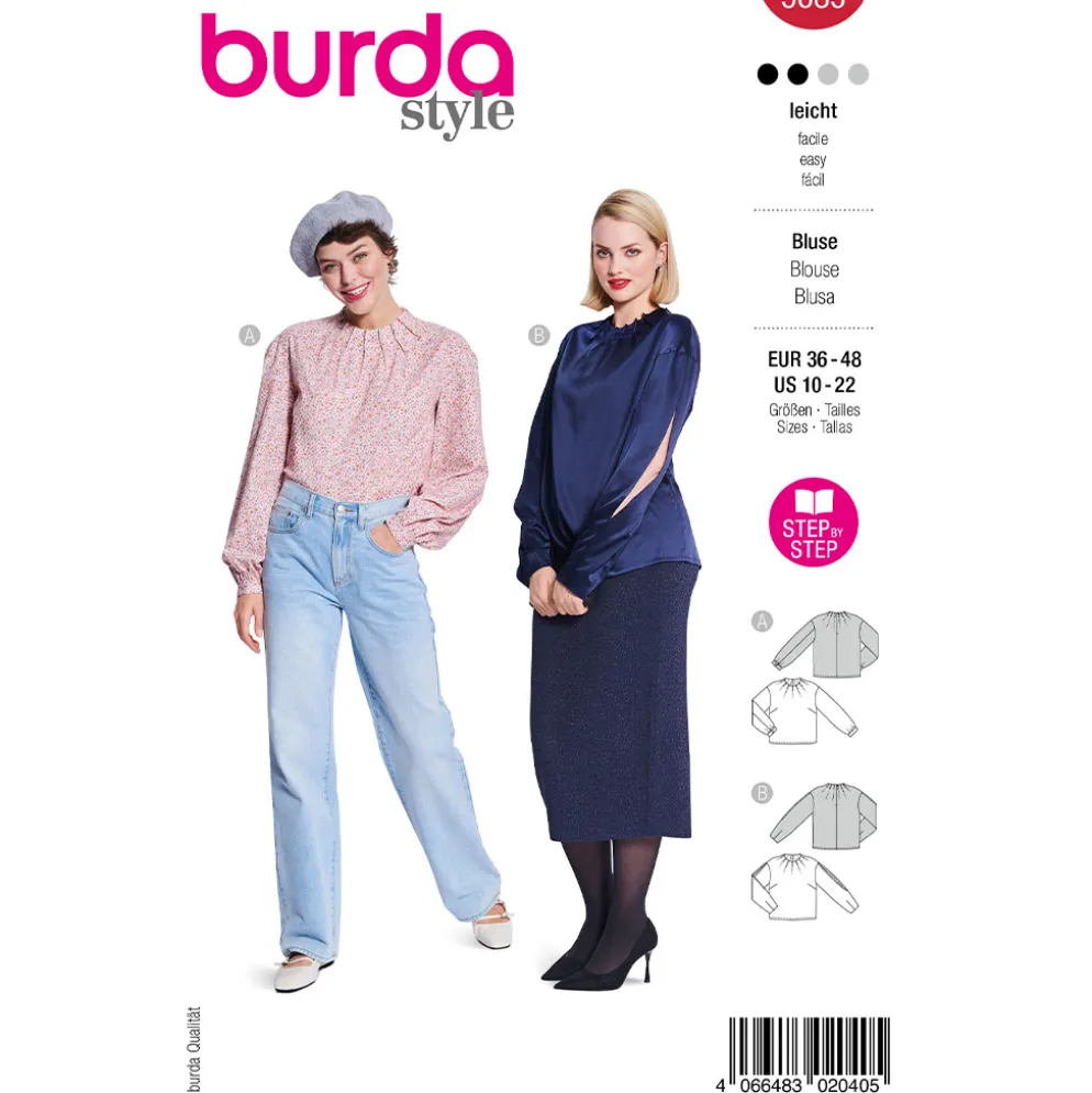 Bluse Burda 5685 str. 36-48