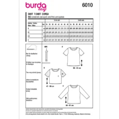 Bluse Burda 6010 str. 34-48