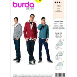 Bluse/jakke Burda 7734 str. 44-56
