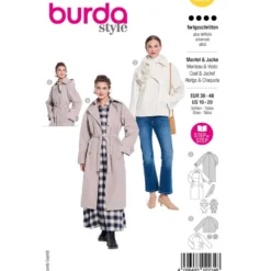 Bluse, Jakke og Frakke Burda str. 36-46