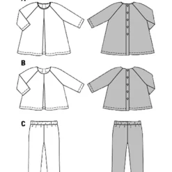 Bluse/Kjole/Bukser Burda Kids str. 68-98