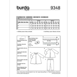 Bluse/Kjole/Bukser Burda Kids str. 68-98