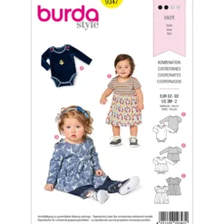 Bluse/kjole Burda kids 3947 str. 62-92